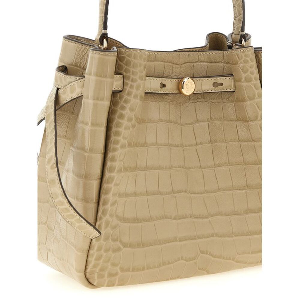 Tory Burch Beige Cowhide Shoulder Women's Bag - Picture 3 of 4